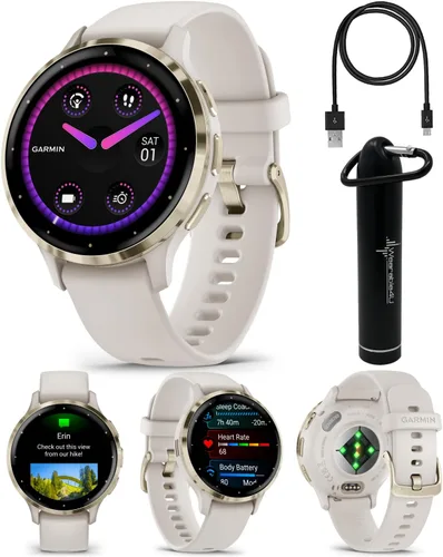 Miniatura 11 de Garmin Venu 3S Reloj inteligente con GPS, pantalla AMOLED de 1.61 pulgadas, características avanzadas de salud y fitness, hasta 10 días de batería