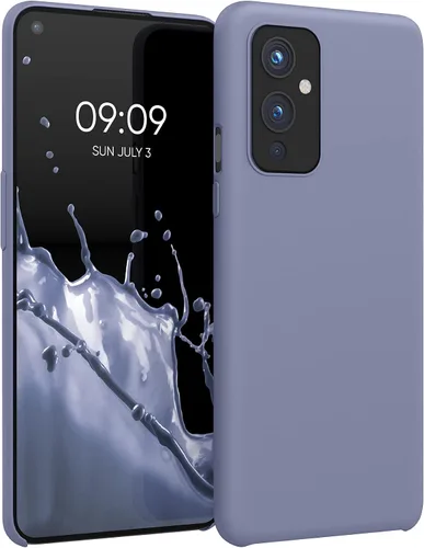 Miniatura 13 de kwmobile Funda compatible con OnePlus 9 (versión EU/NA) - Funda de silicona TPU con acabado suave - Rosa neón