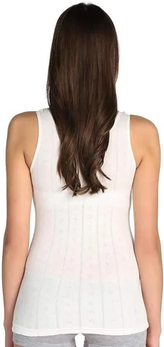 Miniatura 10 de VAVONNE Camiseta sin mangas tipo camisola para mujer, toda de algodón, aireada, suave y cómoda