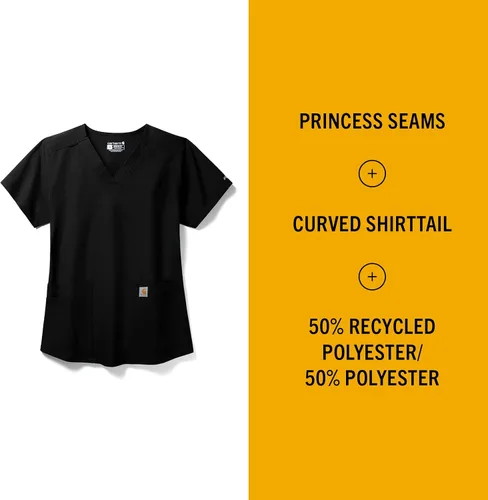Miniatura 2 de Carhartt Top Force con cuello en V y 5 bolsillos para mujer