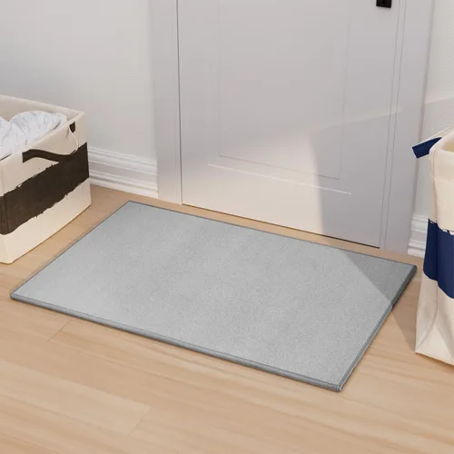 Miniatura 20 de AREDO Alfombra de pasillo con parte trasera de goma antideslizante, alfombra de piso suave lavable para cocina, pasillo, entrada interior, Negro