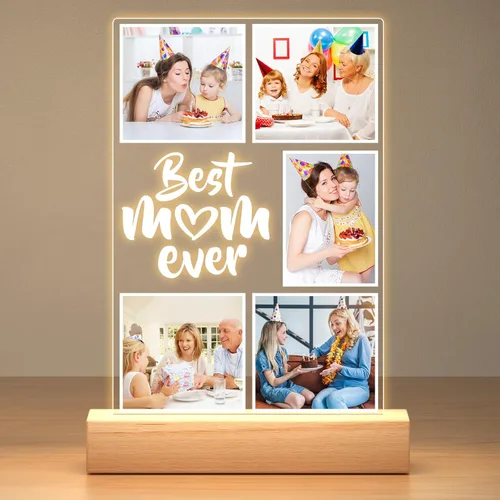 Miniatura 15 de KoxSmar Marcos de Fotos Personalizados con Foto, Marco de Fotos Personalizado con Luz Nocturna, Marco de Fotos Personalizado, Regalos Personalizados