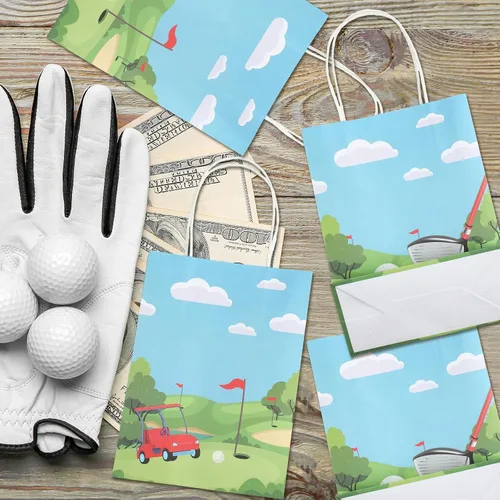 Miniatura 4 de Sinmoe 36 bolsas de regalo de fiesta de golf, golosinas para dulces, decoraciones temáticas de golf, regalos de fiesta de cumpleaños, bolsas
