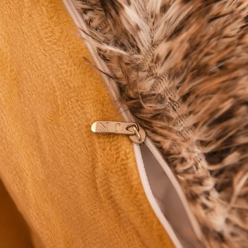 Miniatura 6 de Mengersi Funda de edredón con estampado de leopardo, tamaño individual, funda de edredón de piel sintética lanuda y esponjosa, funda de edredón