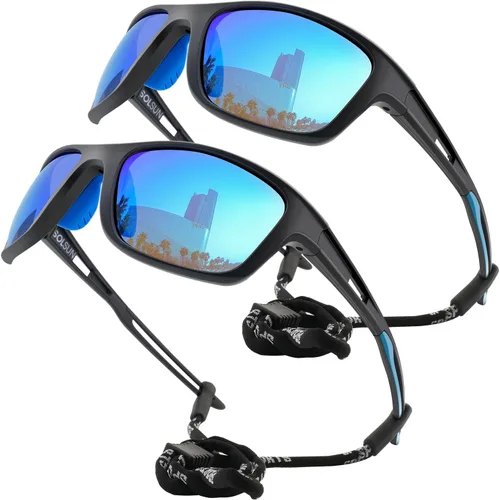 Miniatura 8 de Solsun Polarized Sunglasses for Men Woman, Sport Wrap Around Sun Glasses UV Protection for Fishing Driving Cycling