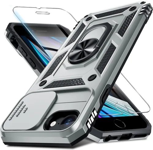 Miniatura 89 de Janmitta - Funda para iPhone 14 Pro con cubierta deslizante para lente de cámara incorporada + protector de pantalla, funda de cuerpo completo