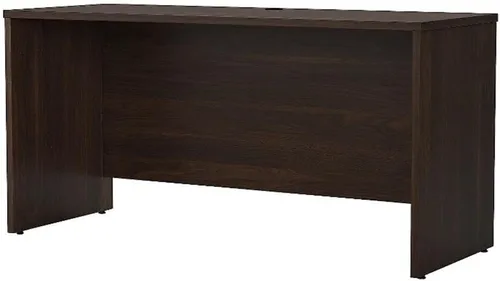 Bush Business Furniture Studio C 60 W x 24 D Credenza Escritorio en nogal negro, mesa de computadora para el hogar u oficina profesional