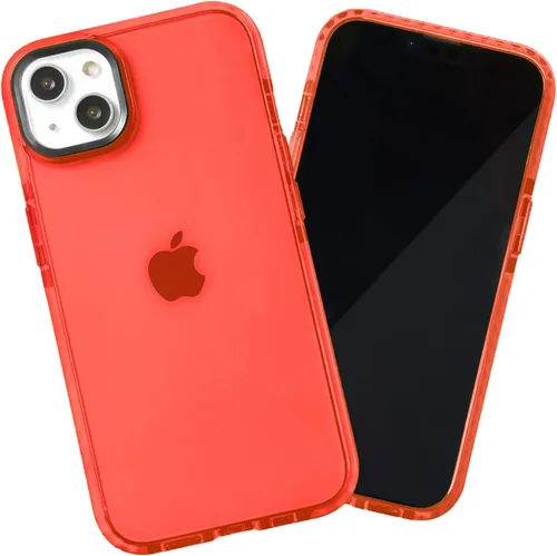Miniatura 116 de SteepLab Funda de barrera para iPhone 13, protección de 360 grados que absorbe impactos con bisel elevado y colores llamativos (cielo azul brillante)