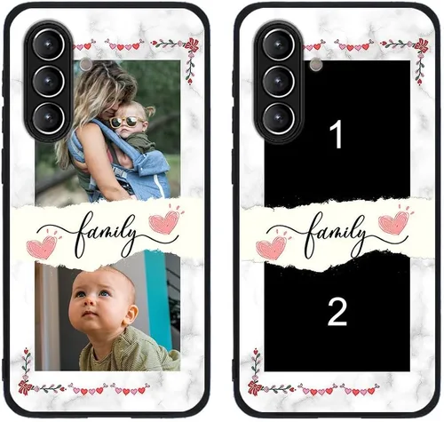 Miniatura 197 de Funda de teléfono personalizada para Samsung Galaxy S22+ / S22 Plus 5G, funda de TPU suave de vidrio templado antiarañazos personalizada con foto