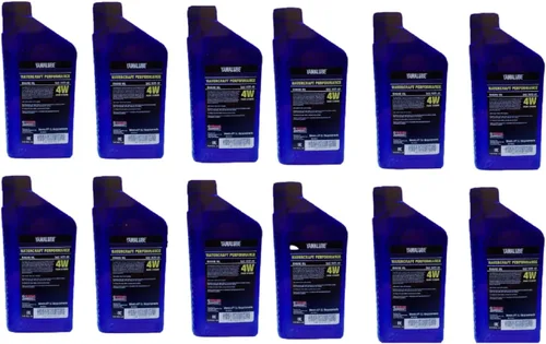 Miniatura 2 de Yamaha Yamalube 10W-40 Mineral 4W WaterCraft Aceite de motor de alto rendimiento, 12 cuartos de galón, #LUB-10W40-WV-12
