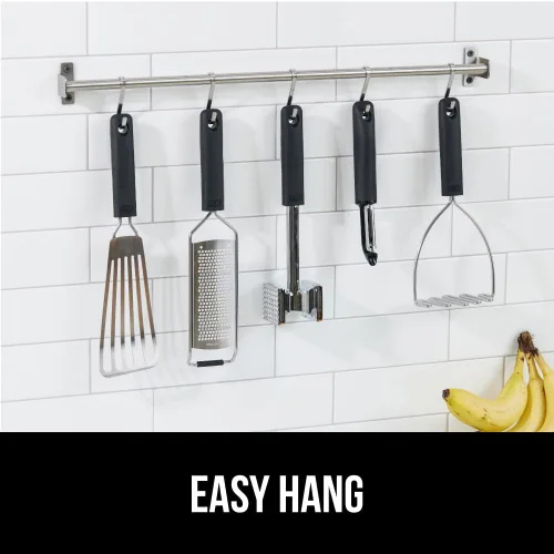 Miniatura 7 de GORILLA GRIP Ablandador de carne patentado de doble cara sin BPA, mango suave y cómodo, mazo de cocina resistente para filete, ternera, chuletas