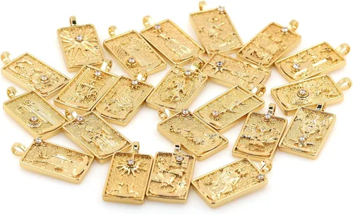 Miniatura 3 de Encantos para hacer joyas con tarjetas de tarot, exquisito collar de sol, dije de luna, suministros para hacer joyas de bricolaje