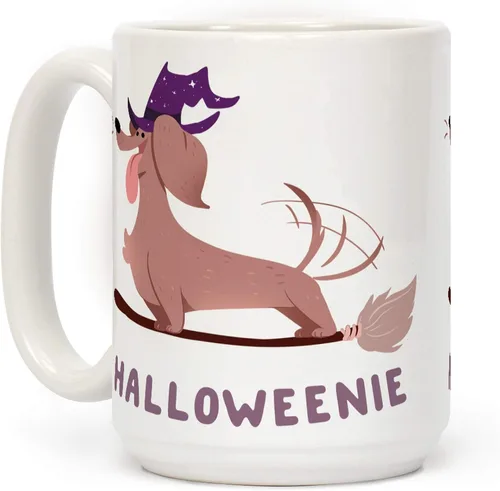 Miniatura 173 de LookHUMAN Taza de Café de Halloween – Halloween Is Meowgical Tazas, Taza de Café Espeluznante Idea de Regalos de Taza, 15 Onzas 10-Blanco