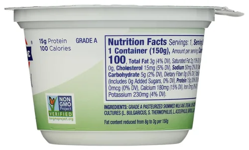 Miniatura 7 de FAGE Yogur griego total, 2% de grasa reducida, liso, 5.3 oz