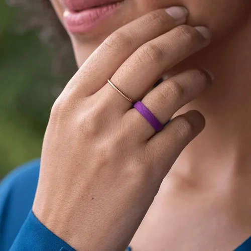 Miniatura 2 de Enso Rings - Anillo de silicona para mujer, diseño de infinito