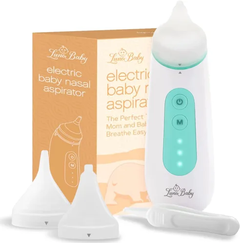Aspirador nasal eléctrico para bebés, máquina de succión de nariz para recién nacidos, niños y adultos, aspiradora automática de mocos Booger con