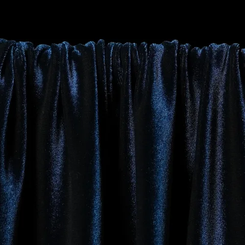 Miniatura 7 de Ice Fabrics Tela de Terciopelo Elástico por Yarda - 60" de Ancho Tela Suave y Elástica para Coser Ropa, Prendas, Disfraces, Manualidades - 90% Azul