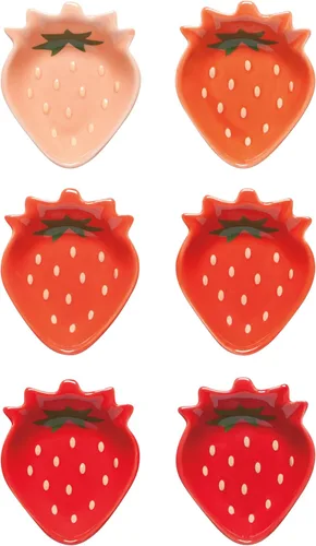 Now Designs Danica Jubilee - Tazones de pellizco de 1 oz (juego de 6) | Berry Sweet