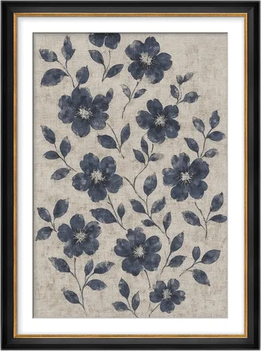 Miniatura 273 de MUDECOR Lienzo enmarcado prémium para pared, pinos nevados en bosque de invierno, ilustraciones modernas, arte contemporáneo, escénico, divertido