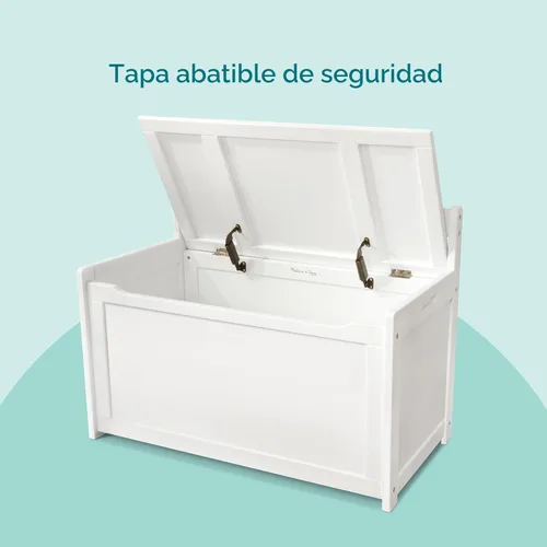 Miniatura 7 de Melissa & Doug Baúl de madera resistente para juguetes
