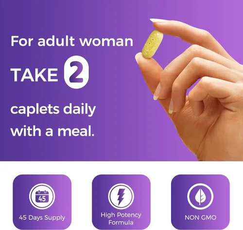 Miniatura 6 de Vitamin World Ultra 360 Multivitamínico para mujeres 50 Plus, multivitamínico para mujeres 50+ con minerales y hierbas para apoyo a la menopausia