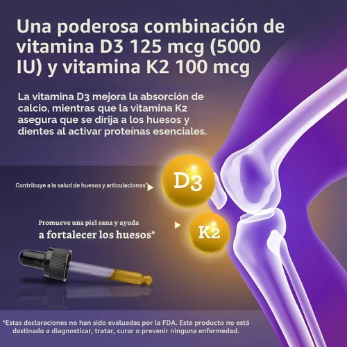 Miniatura 5 de GuruNanda Aceite de semilla negra, Nigella sativa prensada en frío, rico en vitamina D3, 5000 unidades, K2 y E, alta timoquinona Potente