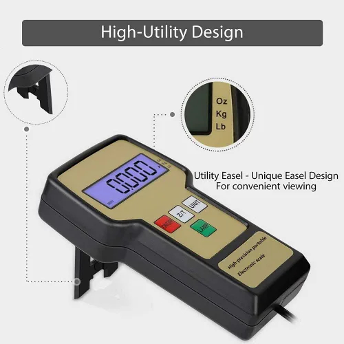 Miniatura 2 de Báscula electrónica de carga de refrigerante digital de alta precisión de 220 libras con funda, báscula de carga de refrigerante HAVC A/C