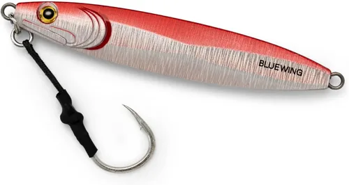 Miniatura 30 de BLUEWING Señuelos de pesca para agua salada de paso lento, plantillas verticales de 2.82 oz-35.27 oz cebo de hundimiento de peces con gancho