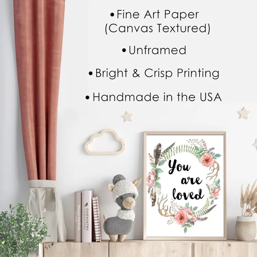 Miniatura 8 de I Love You to the Moon and Back Arte Impreso - Sin Marco - 8x10 Decoración de Pared Inspiradora y Romántica Añade un Toque de Calidez y Afecto a
