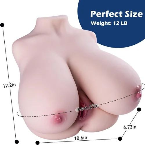 Miniatura 2 de Muñeca sexual de tetas grandes de 12.8 libras, masturbador masculino para hombres, juguete sexual de tamaño real, pechos sexuales femeninos