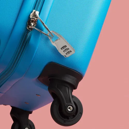Miniatura 3 de Mini Combination Lock for Luggage Suitcase Backpack Suitcase 3 Digit Combination Security Security Padlock Zinc Alloy Silver