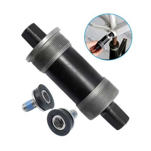 Miniatura 6 de Hoypeyfiy BB-UN26 - Soporte inferior cónico cuadrado de 68 x 123/127 / 4.331 in (negro, 1 unidad) (2.677 x 4.331 in)