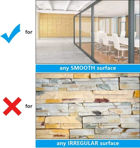 Miniatura 5 de AFMAT Adhesivo de Pizarra Blanca para Pared, 1.44x11 pies Papel Tapiz de Pizarra Blanca Despegar y Pegar, A Prueba de Manchas y Súper Adhesivo
