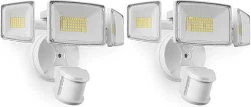 Miniatura 11 de Onforu Luces LED con sensor de movimiento de 100 W, luz de inundación del anochecer al amanecer, sensor de movimiento al aire libre, luces