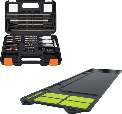 Raiseek Kits universales de limpieza de pistolas para todas las armas, 22 243 270 30 357 0.354 in 40 45 12 20 kit de limpieza de calibre 20, con