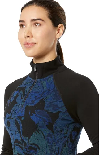 Miniatura 3 de Smartwool Merino 250 - Capa base con cremallera de 14 para mujer, 100% lana merino