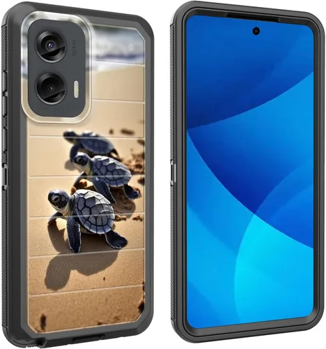 Miniatura 31 de Funda para Moto G Play 4G 2024, cuerpo completo, protección contra caídas, resistente, 3 capas, militar, resistente, duradera, para Motorola Moto G