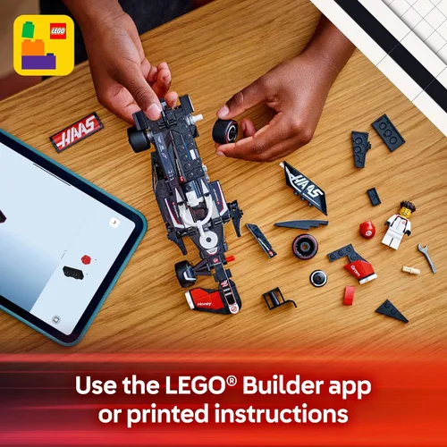 Miniatura 6 de LEGO Speed Champions MoneyGram Haas F1 Team VF-24 Auto de Carrera de Juguete - Juego de Construcción para Niños, Niños y Niñas, Edades 10+ - Auto