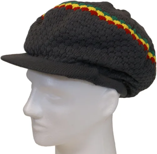 Miniatura 26 de Shoe String King SSK Rasta Knit Tam Hat Dreadlock Gorra con múltiples diseños y tamaños.