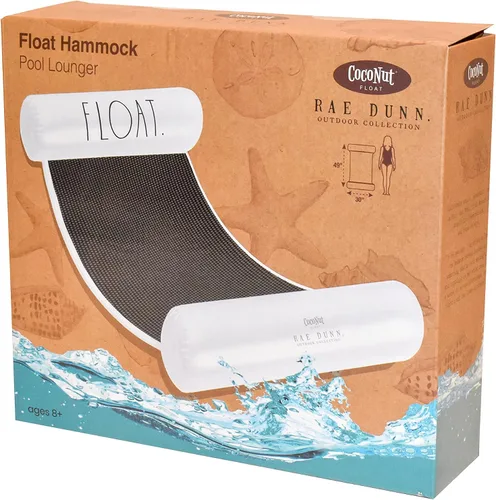 Miniatura 7 de Rae Dunn x CocoNut Float - Flotador de hamaca para adultos, tamaño adulto, inflable, flotador de silla de montar y silla de descanso, versátil