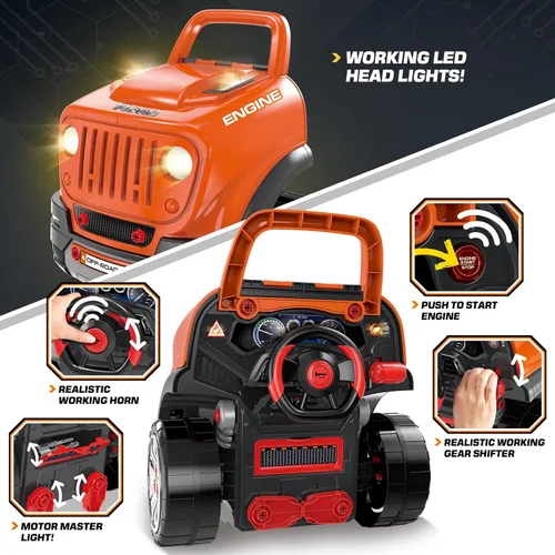 Miniatura 7 de SpringFlower - Juguetes y regalos para niños de 3 a 8 años, camiones grandes con motor para niños de 3 a 8 años, kit de construcción de camiones