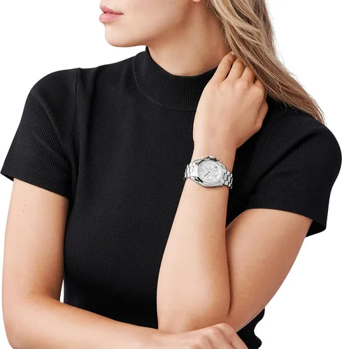 Miniatura 5 de Michael Kors Mini Bradshaw - Reloj cronógrafo de acero inoxidable de 1.417in, MK5798 - Bradshaw Mini