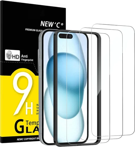 Miniatura 14 de NEW'C Paquete de 3 protectores de pantalla de privacidad para iPhone Air/iPhone 17 Air (6.5 pulgadas), película de vidrio templado antiespía