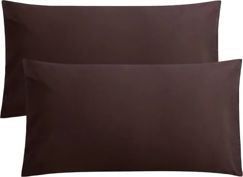 Miniatura 16 de FLXXIE Juego de 2 fundas de almohada de microfibra tamaño Queen, fundas de almohada suaves con cierre de sobre, fundas de almohada resistentes a