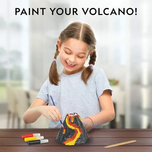 Miniatura 12 de Kit de Volcán Ultimate de National Geographic – Kit de ciencia volcánica en erupción para niños, 3 veces más erupciones, cristales pop que crean