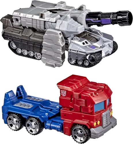 Miniatura 2 de Transformers Toys Heroes and Villains Optimus Prime y Megatron, paquete de 2 figuras de acción – para niños de 6 años en adelante, 7 pulgadas