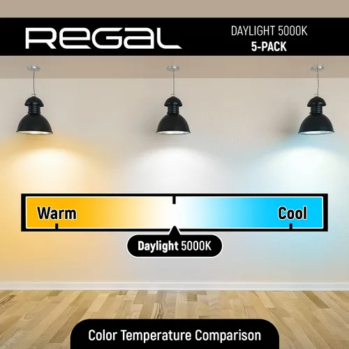 Miniatura 3 de REGAL - Bombilla LED A19 (800 lúmenes, 9 W, equivalente a 60 W, base E26, intensidad no regulable)