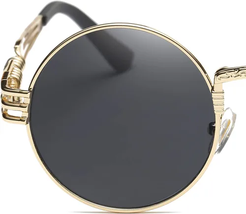 Miniatura 2 de Dollger Gafas de sol redondas Steampunk con marco de metal