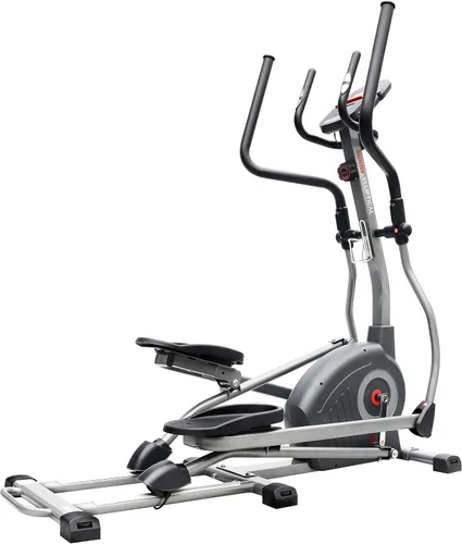 Miniatura 7 de Sunny Health & Fitness Cardio Climber Stepping Máquina de ejercicio elíptica para el hogar con 8 niveles de resistencia magnética, monitor