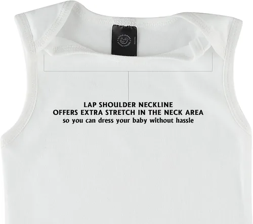 Miniatura 3 de Camiseta Little Pipers de algodón, color blanco, paquete de 3